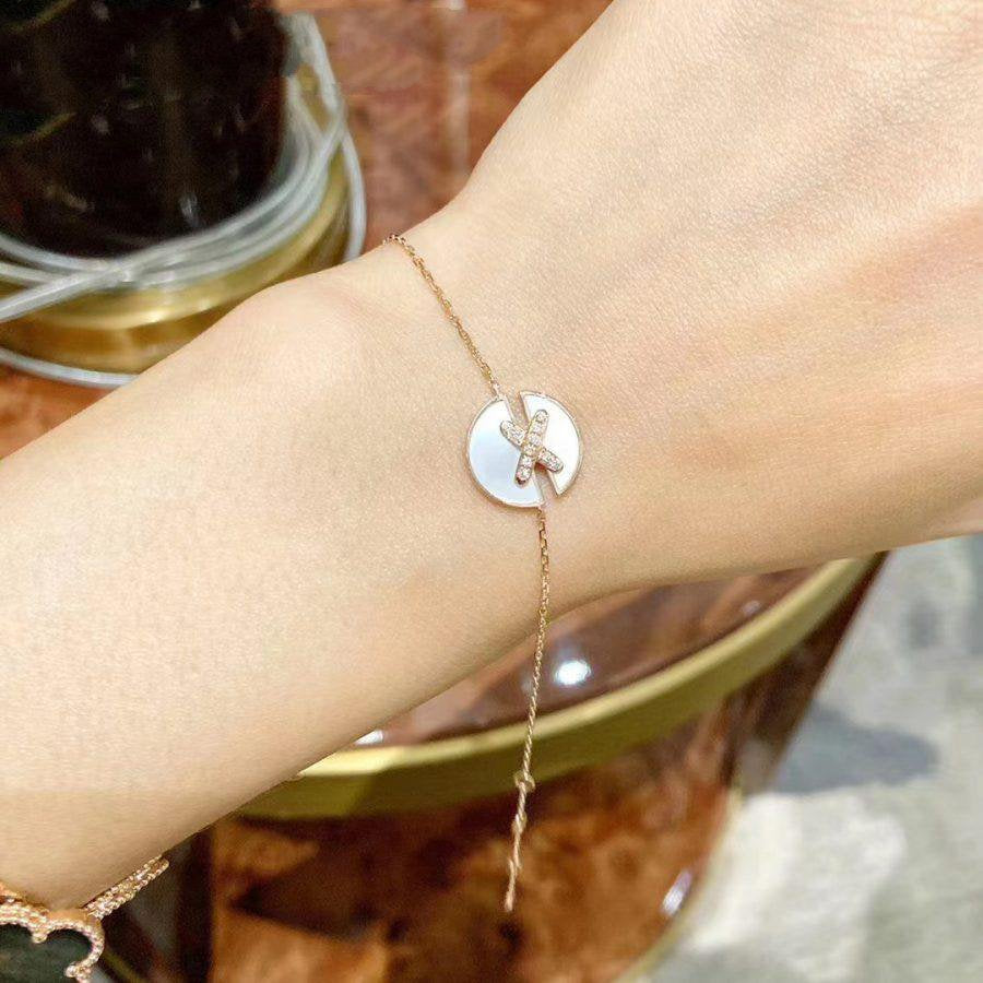 [VA]ARMBAND JEUX MOP ROSÉGOLD DIAMANTEN