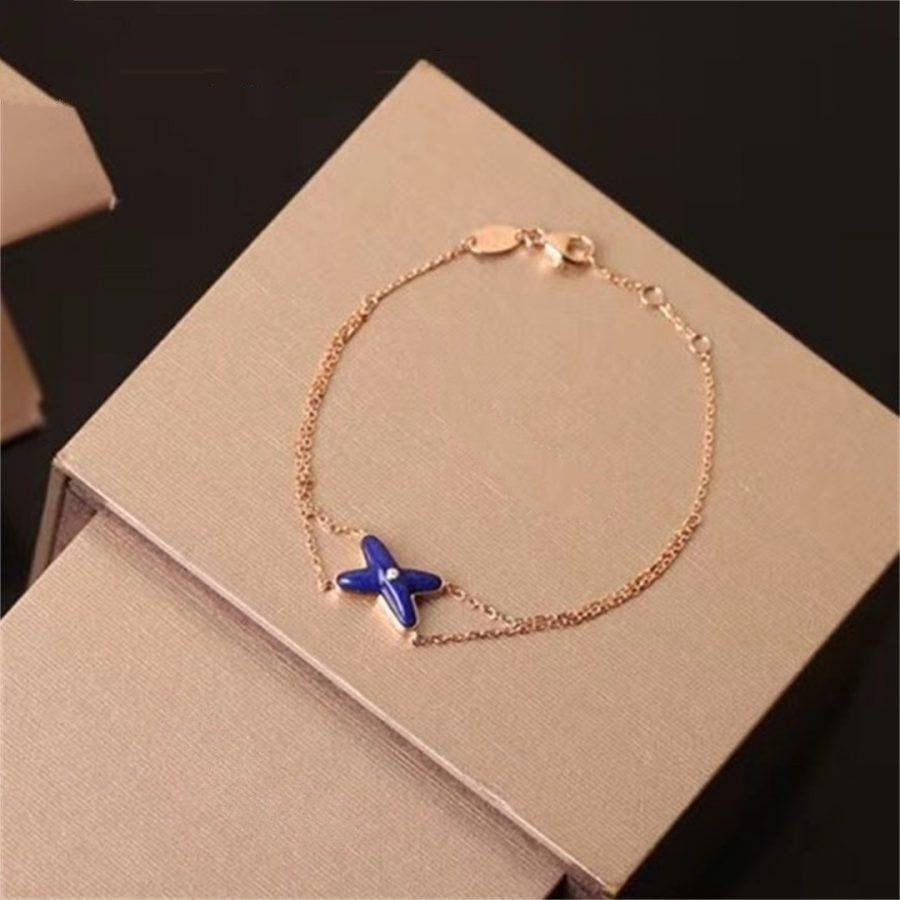 [VA] Armband in Kleeblatt-Blumenform mit hohlem Design