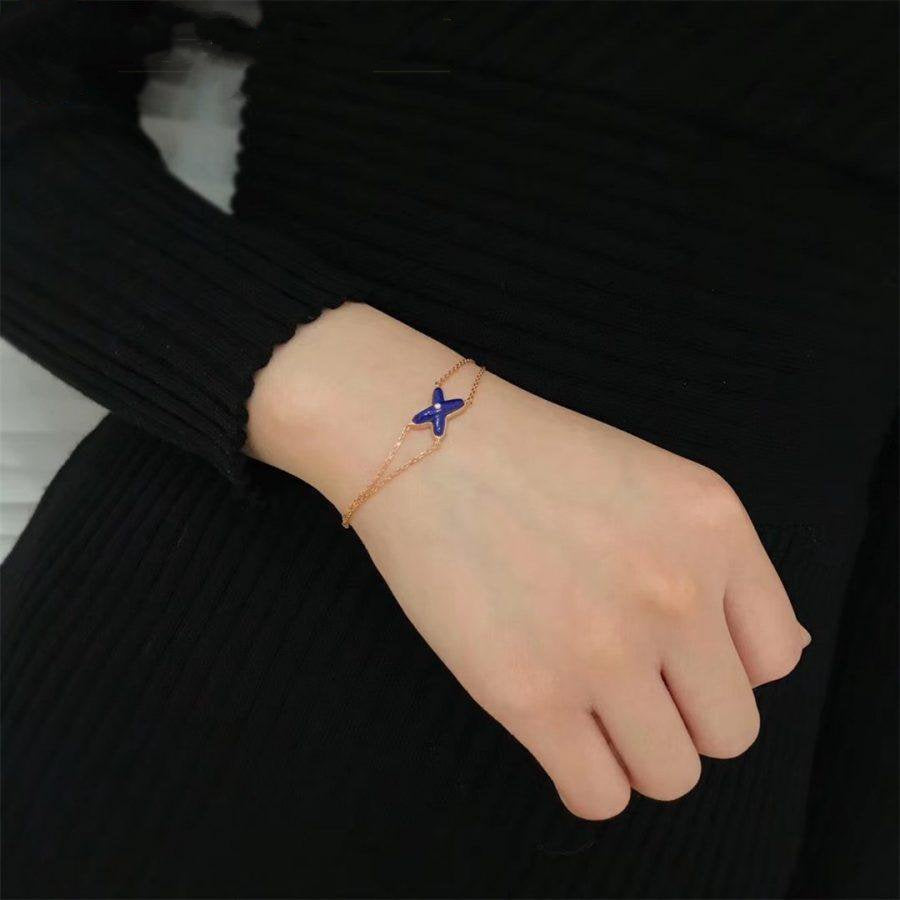 [VA] Armband in Kleeblatt-Blumenform mit hohlem Design