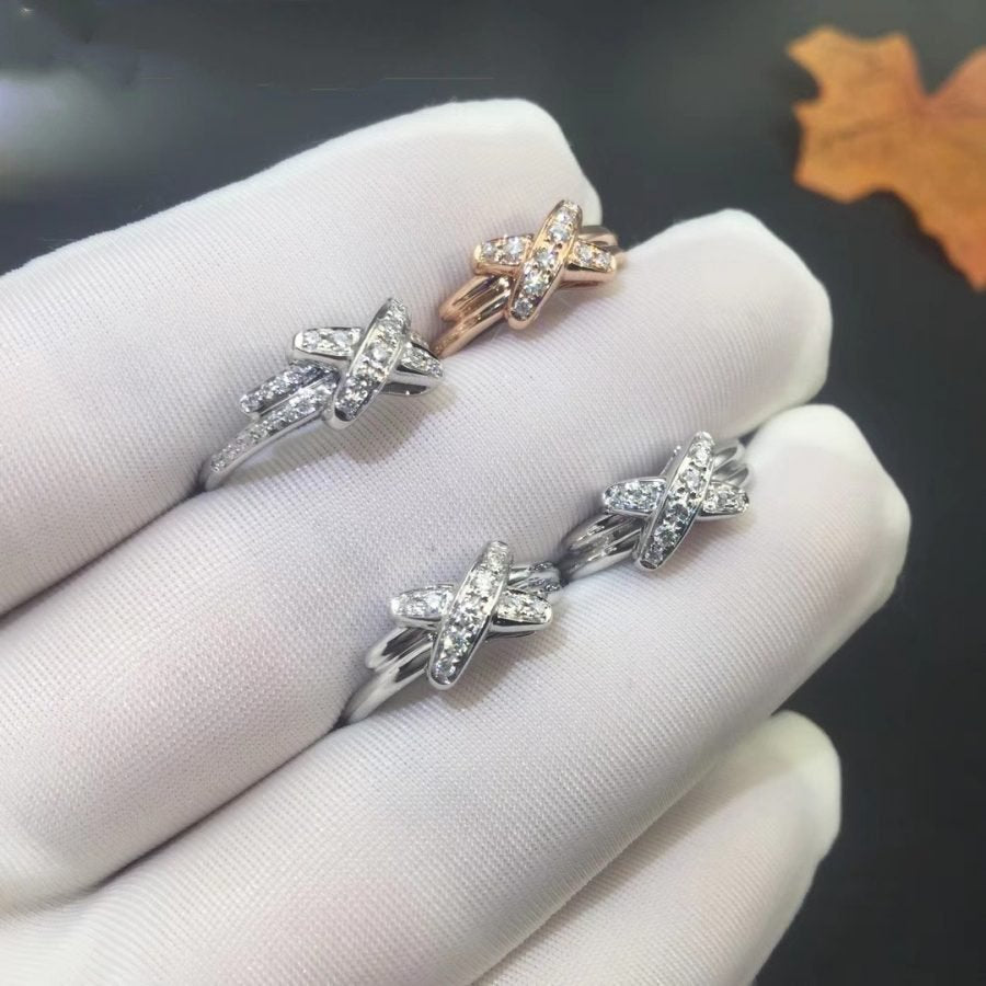 [VA]シルバーダイヤモンドリングセット