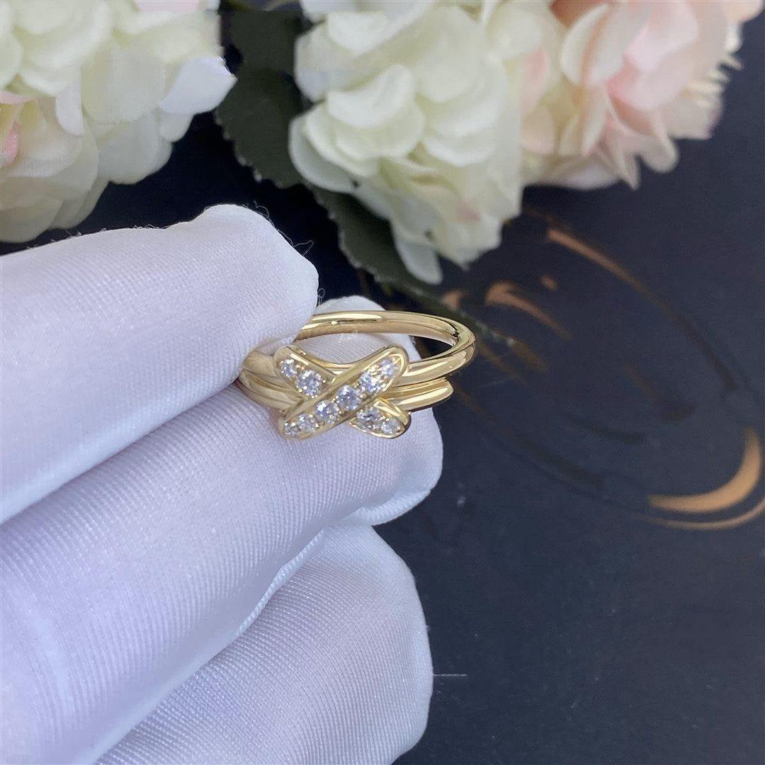 [VA]GOLDDIAMANT-RING-SET