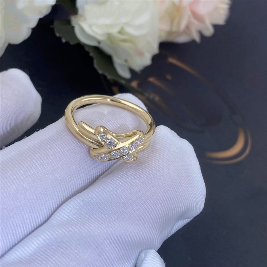 [VA]GOLDDIAMANT-RING-SET
