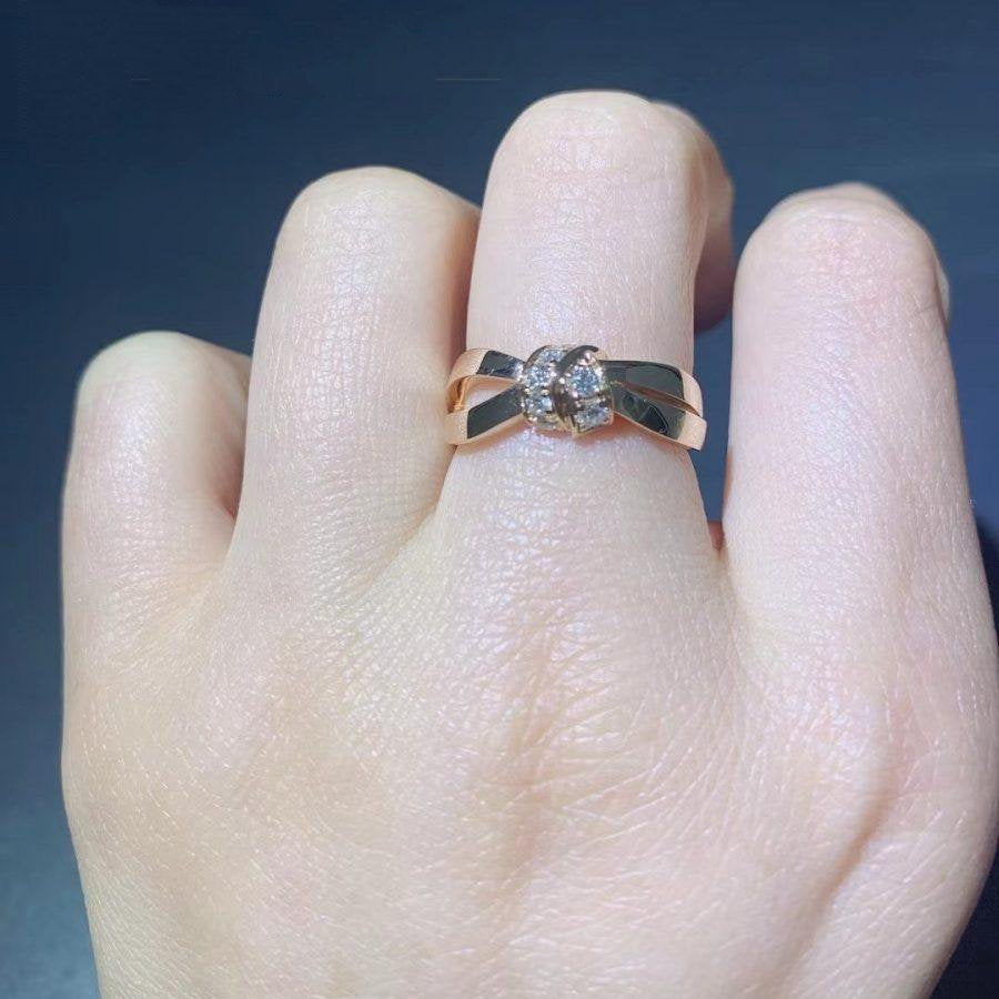 [VA]LIENS RING ROSÉGOLD DIAMANT