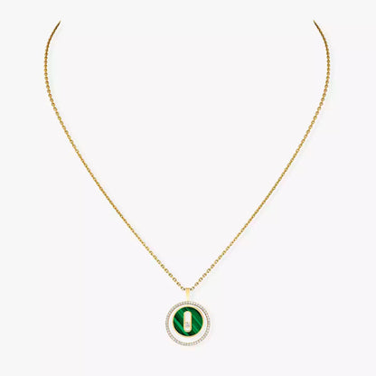 [VA]Lucky Move Diamond Necklace in Rose Gold and White Mother-of-Pearl