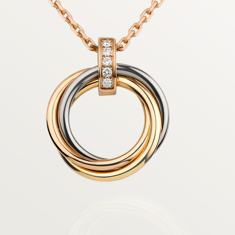 [VA]TRINITY HALSKETTE GOLD DIAMANTEN