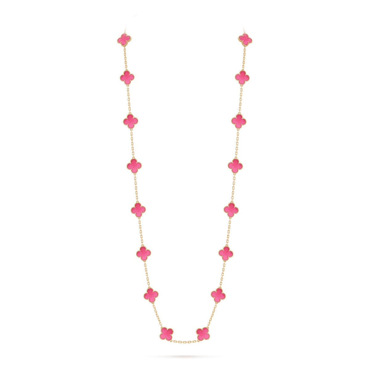 [VA] NEUE CLOVER 20 MOTIVE PINK EMAIL HALSKETTE