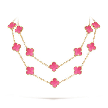 [VA] NEUE CLOVER 20 MOTIVE PINK EMAIL HALSKETTE