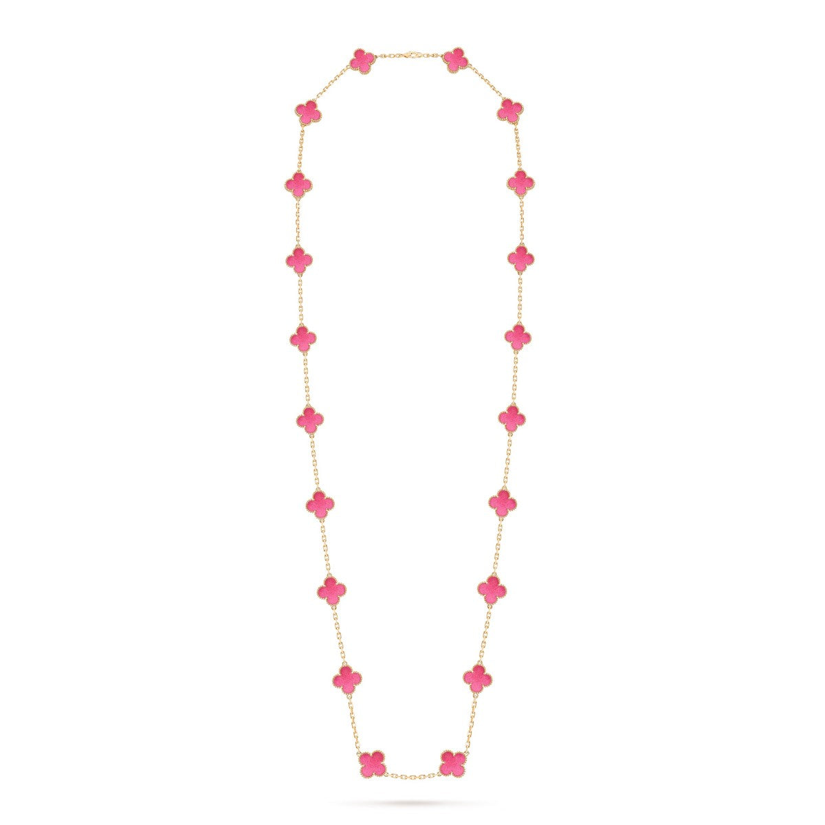 [VA] NEUE CLOVER 20 MOTIVE PINK EMAIL HALSKETTE