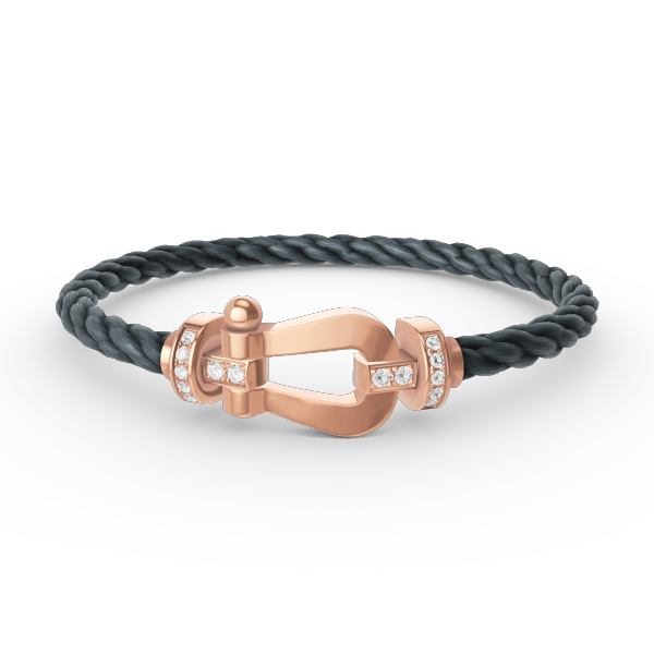 [VA]FORCE GROSSES HUFEISEN-HALBDIAMANTARMBAND ROSÉGOLD