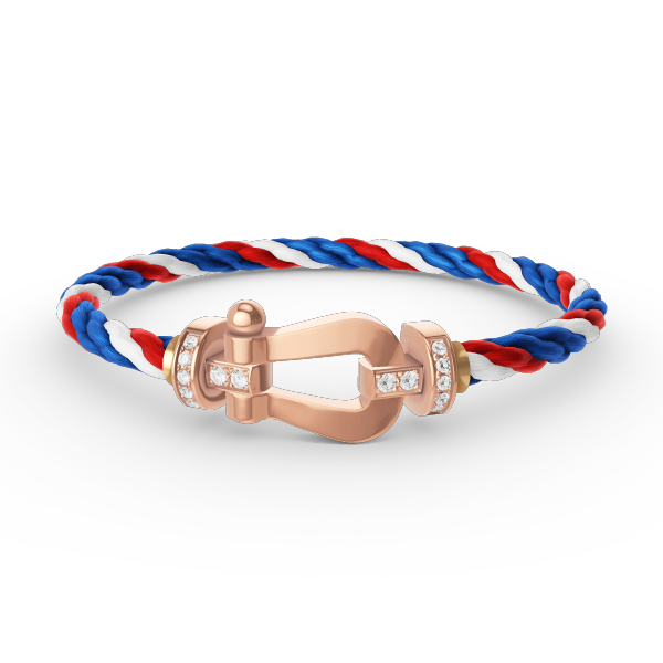 [VA]FORCE GROSSES HUFEISEN-HALBDIAMANTARMBAND ROSÉGOLD