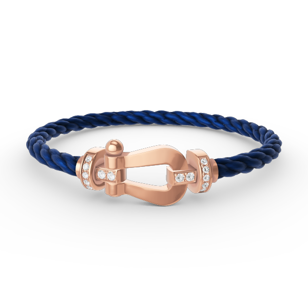 [VA]FORCE GROSSES HUFEISEN-HALBDIAMANTARMBAND ROSÉGOLD