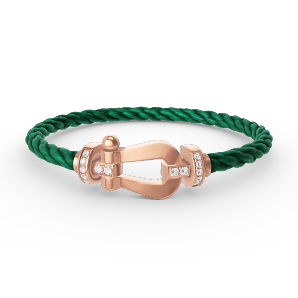 [VA]FORCE GROSSES HUFEISEN-HALBDIAMANTARMBAND ROSÉGOLD