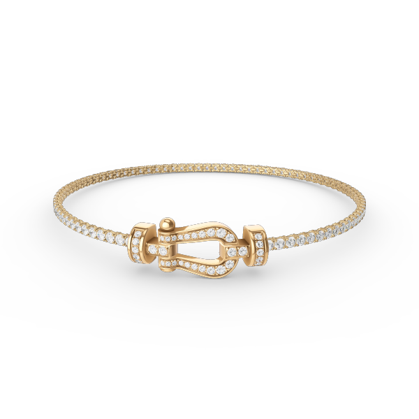 [VA]FORCE  HORSESHOE  DIAMOND TENNIS BRACELET