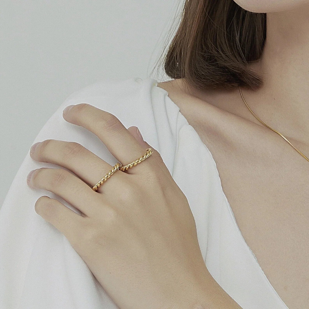 [VA]Melody Gold Twist Ring