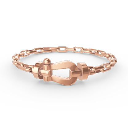 [VA]FORCE LARGE HORSESHOE CLASP  METAL BRACELET