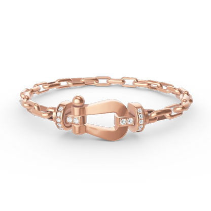 [VA]FORCE LARGE HORSESHOE CLASP  METAL BRACELET