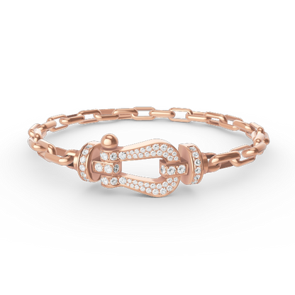 [VA]FORCE LARGE HORSESHOE CLASP  METAL BRACELET