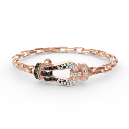 [VA]FORCE LARGE HORSESHOE CLASP  METAL BRACELET