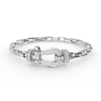 [VA]FORCE LARGE HORSESHOE CLASP  METAL BRACELET