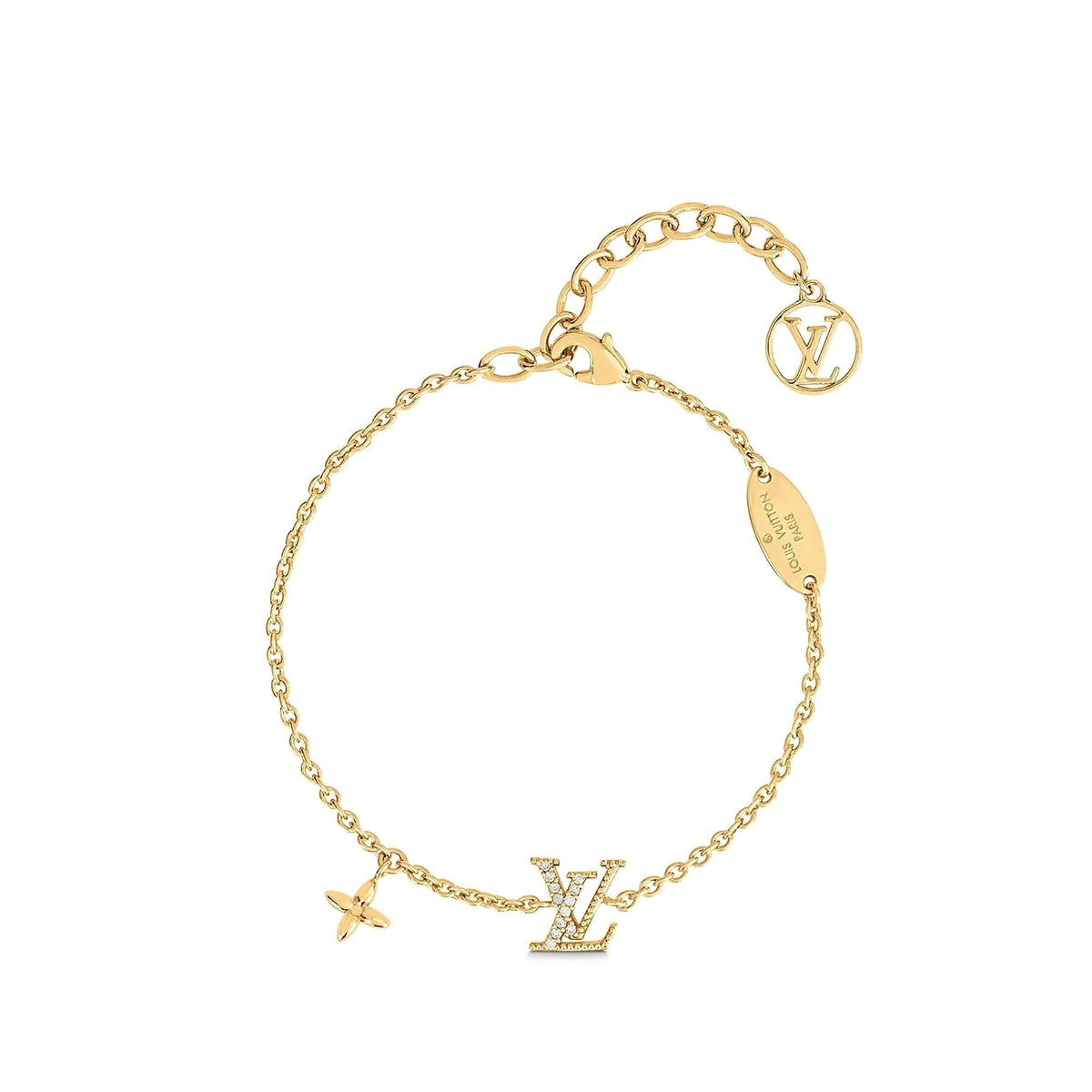 [VA]LOGO STAR MOTIF GOLD BRACELET