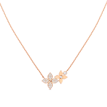 [VA]STAR BLOSSOM HALSKETTE ROSÉGOLD DIAMANTEN