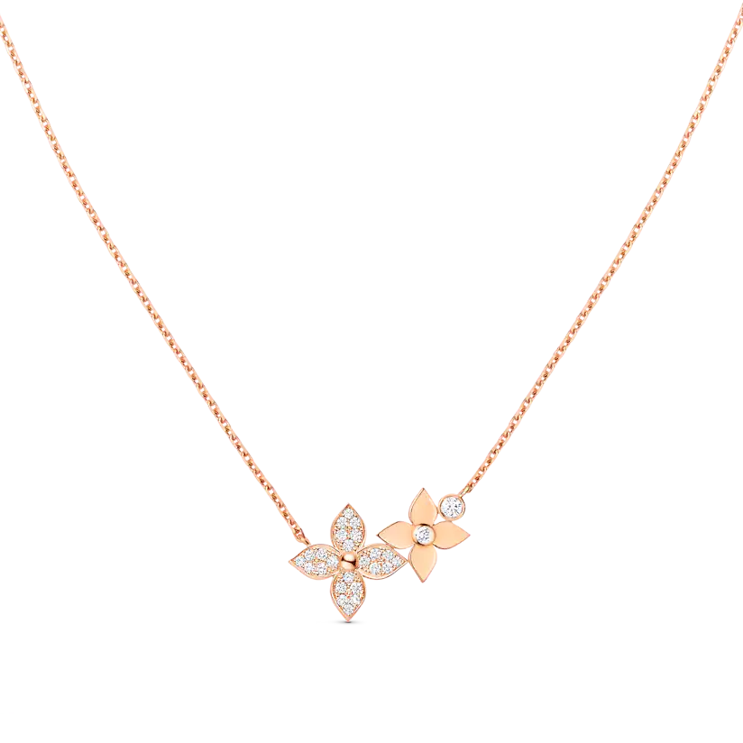 [VA]STAR BLOSSOM HALSKETTE ROSÉGOLD DIAMANTEN