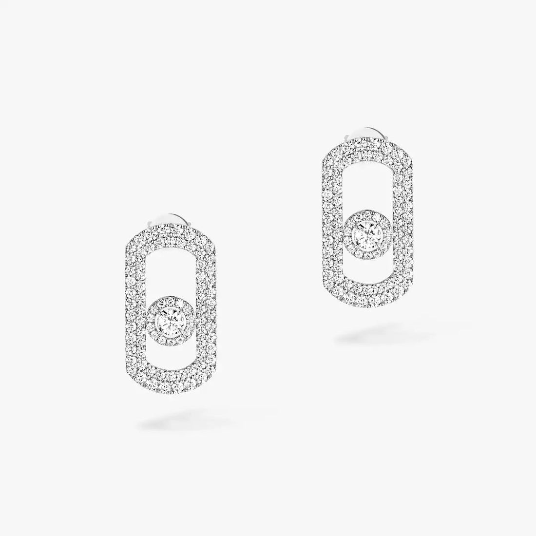 [VA]So Move Pavé-Ohrringe mit Diamanten in Silber
