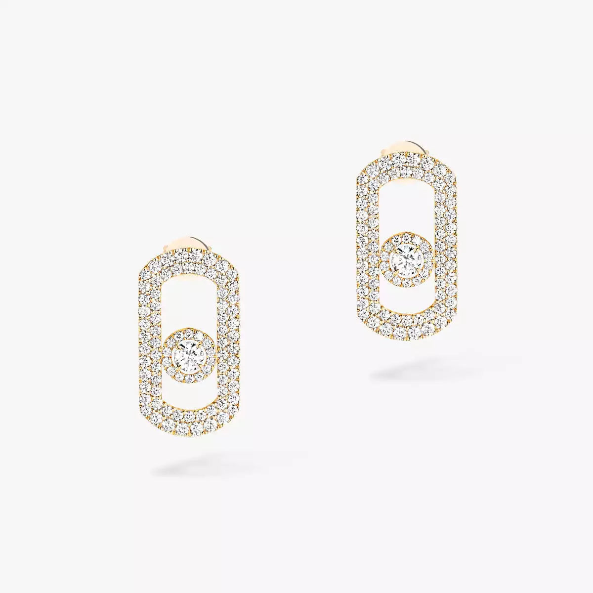 [VA]So Move Pavé-Ohrringe mit Diamanten in Silber