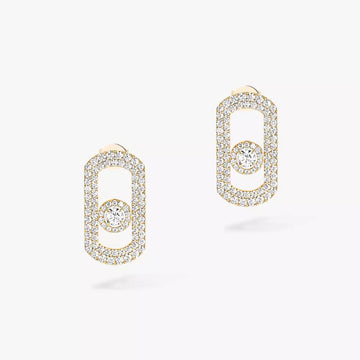[VA]So Move Pavé-Ohrringe mit Diamanten in Silber