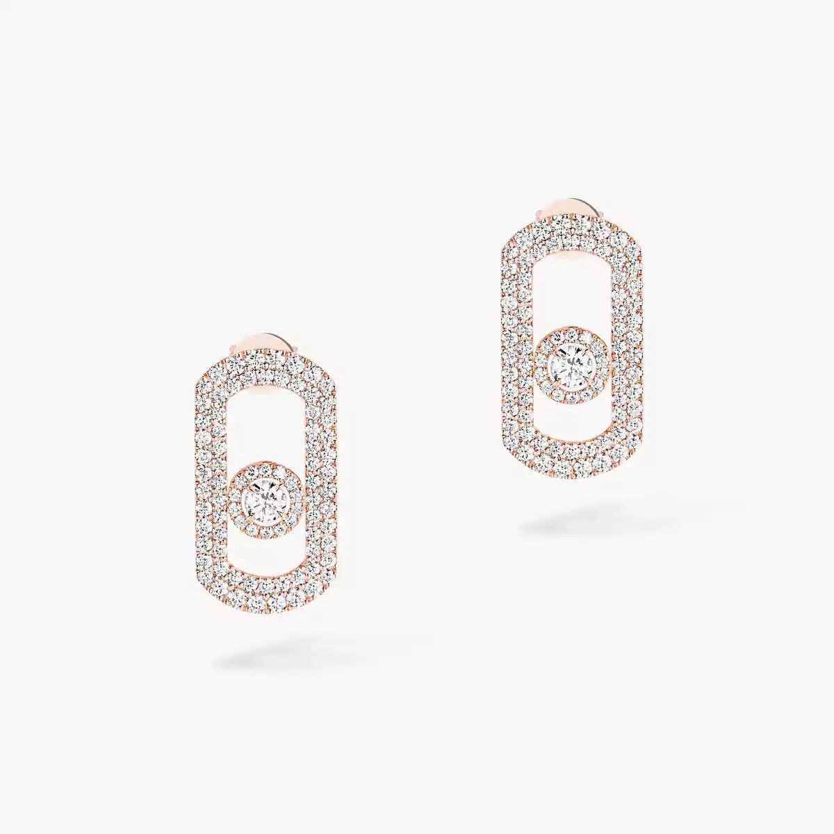 [VA]So Move Pavé-Ohrringe mit Diamanten in Silber