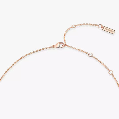 [VA]Lucky Eye Diamond Necklace in Rose Gold and Turquoise