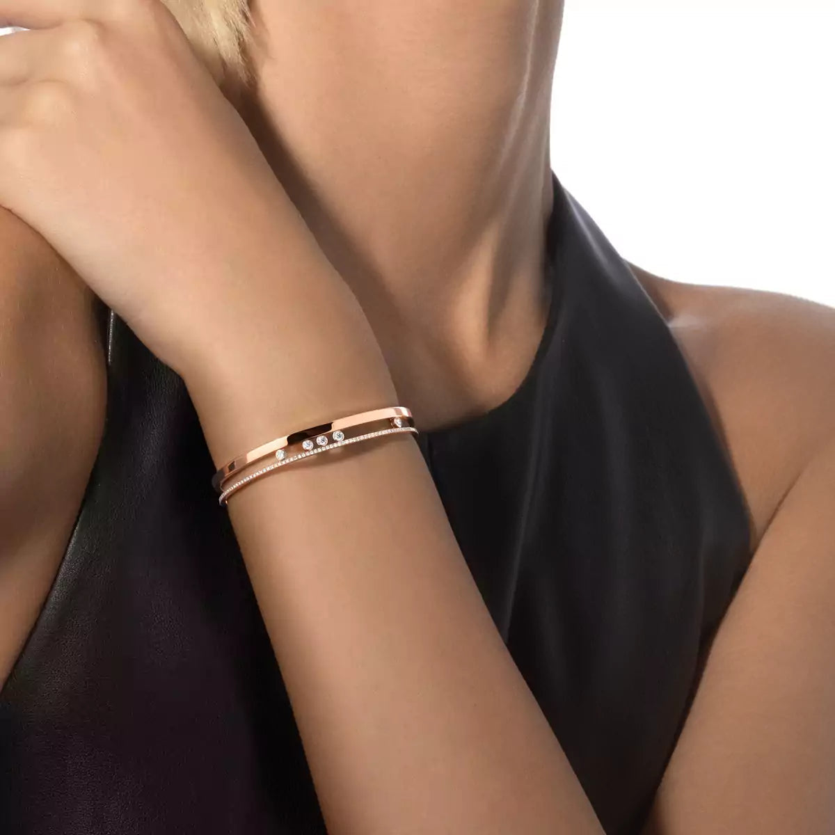 [VA]Move Romane Diamond Bangle Bracelet
