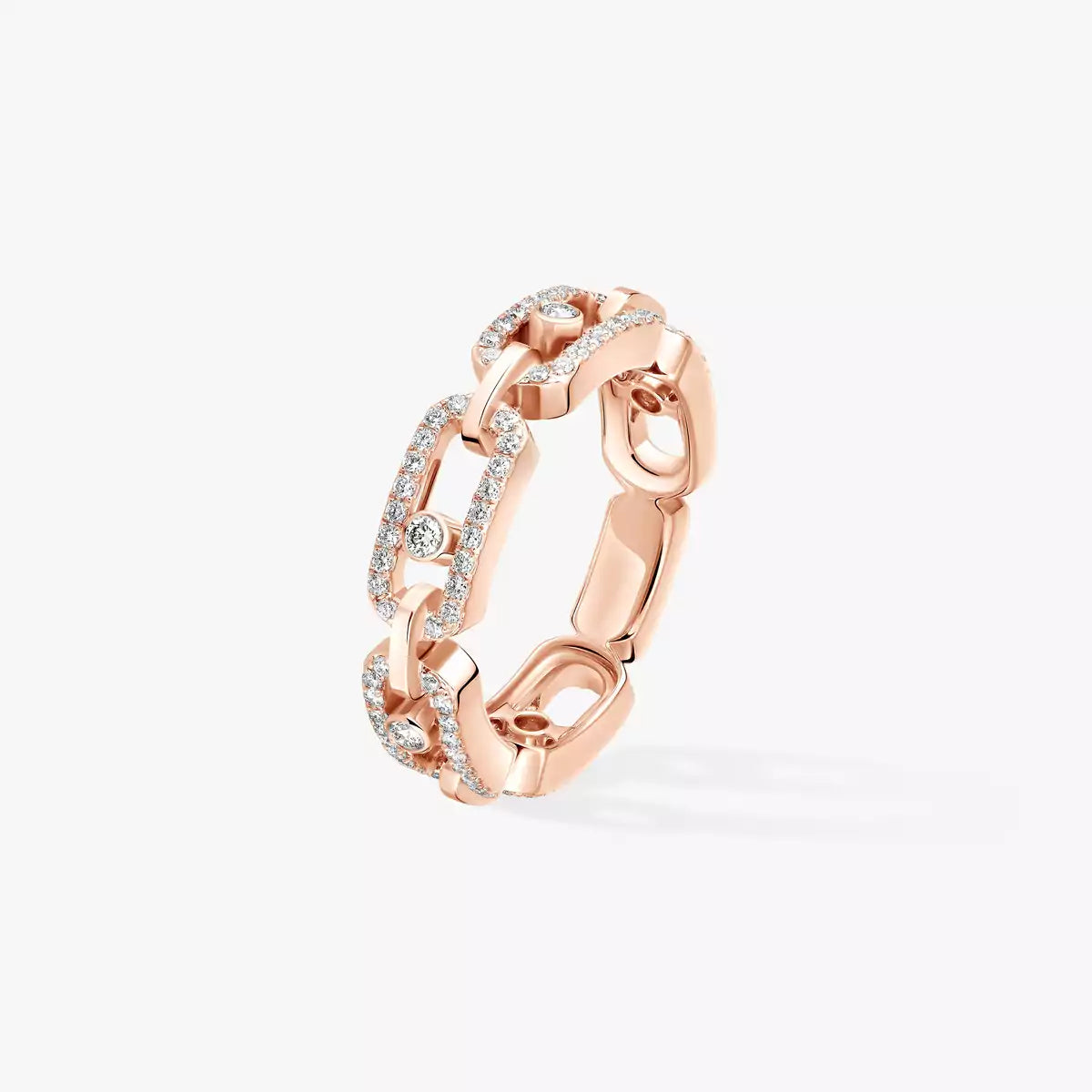 [VA]Move Link Pave_-Ring mit Diamanten in Gold