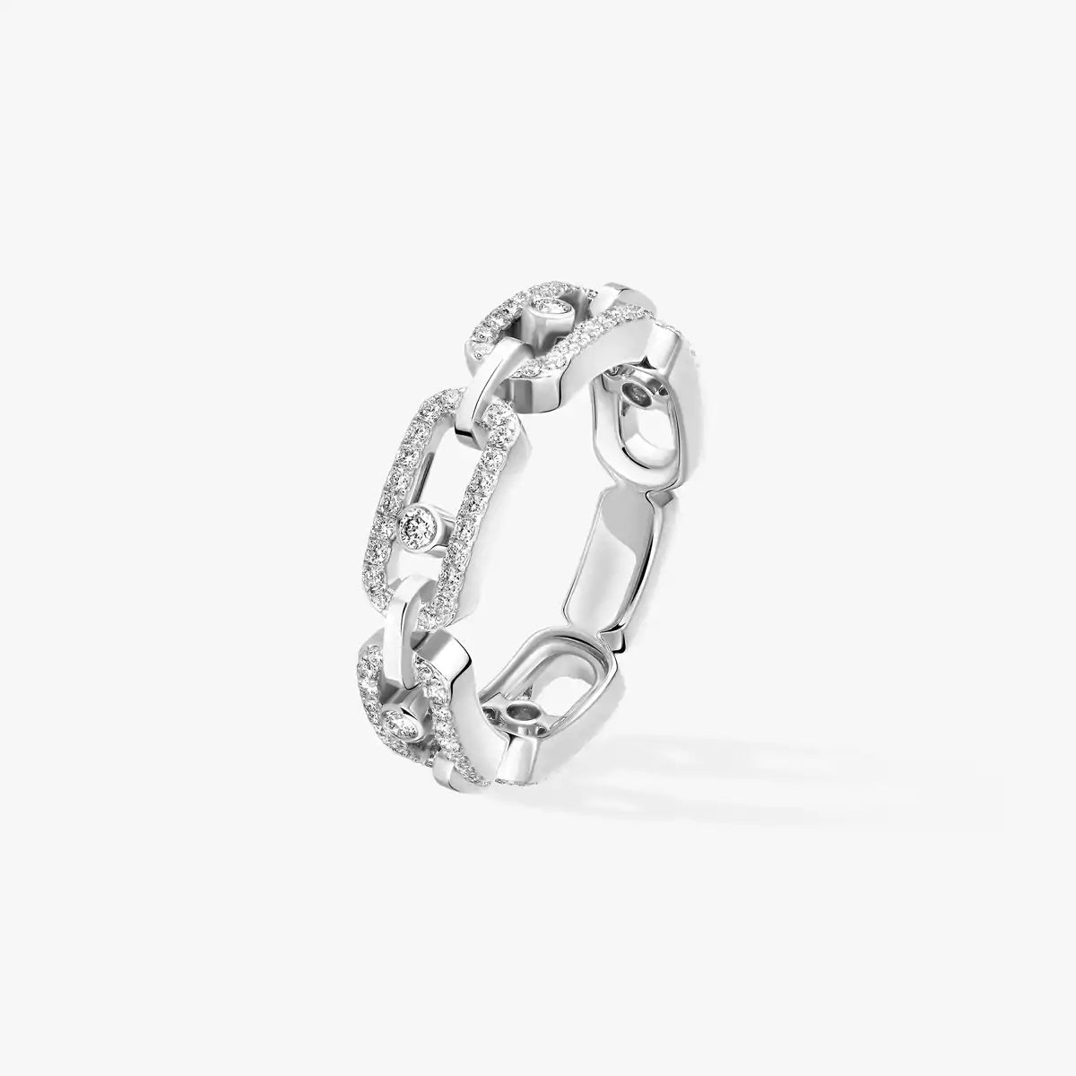 [VA]Move Link Pave_-Ring mit Diamanten in Gold