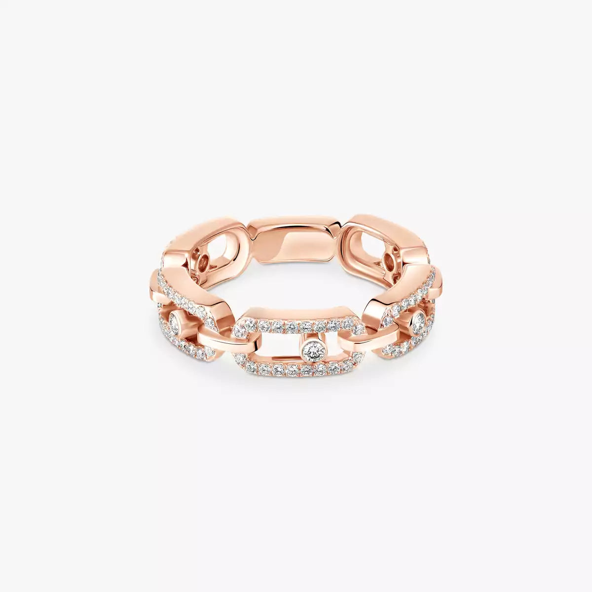 [VA]Move Link Pave_-Ring mit Diamanten in Gold