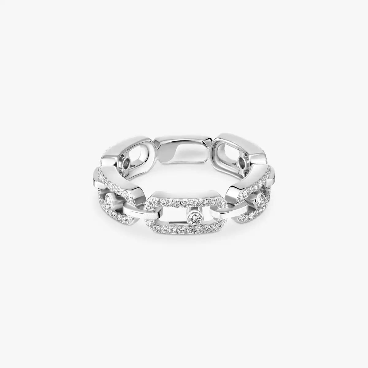 [VA]Move Link Pave_-Ring mit Diamanten in Gold