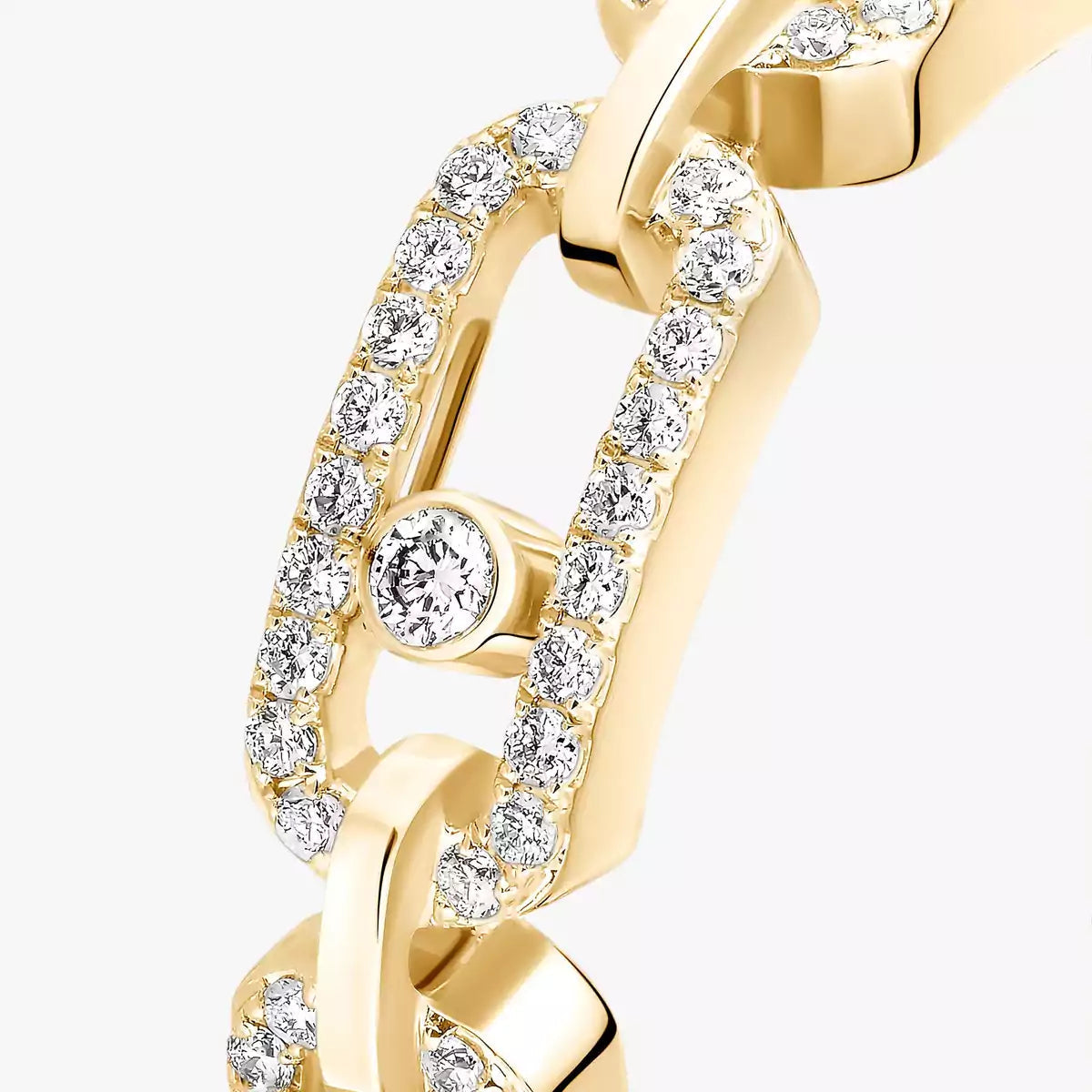 [VA]Move Link Pave_-Ring mit Diamanten in Gold