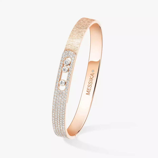 [VA]Move Noa Ciselé half pavé bangle