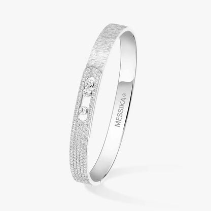 [VA]Move Noa Ciselé half pavé bangle