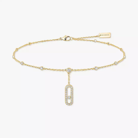 [VA] Move Uno pavé ankle bracelet