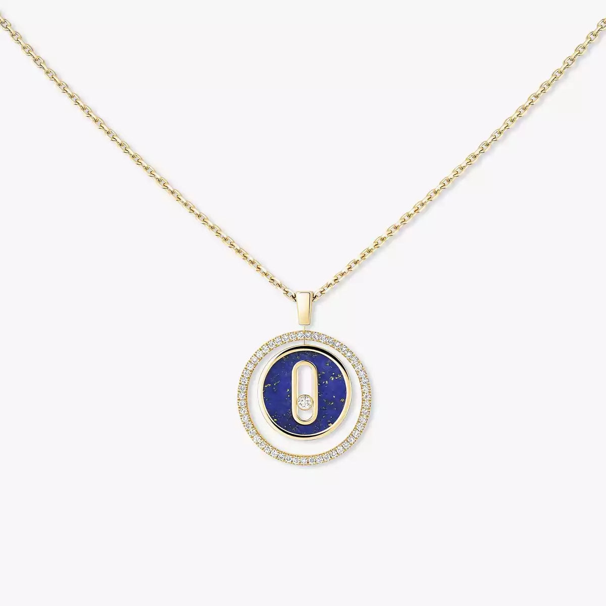 [VA]Lucky Move Diamond Necklace in Rose Gold and White Mother-of-Pearl