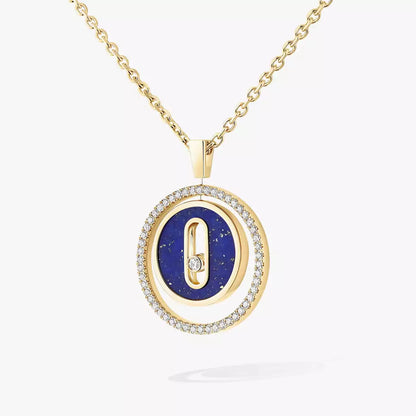 [VA]Lucky Move Diamond Necklace in Rose Gold and White Mother-of-Pearl