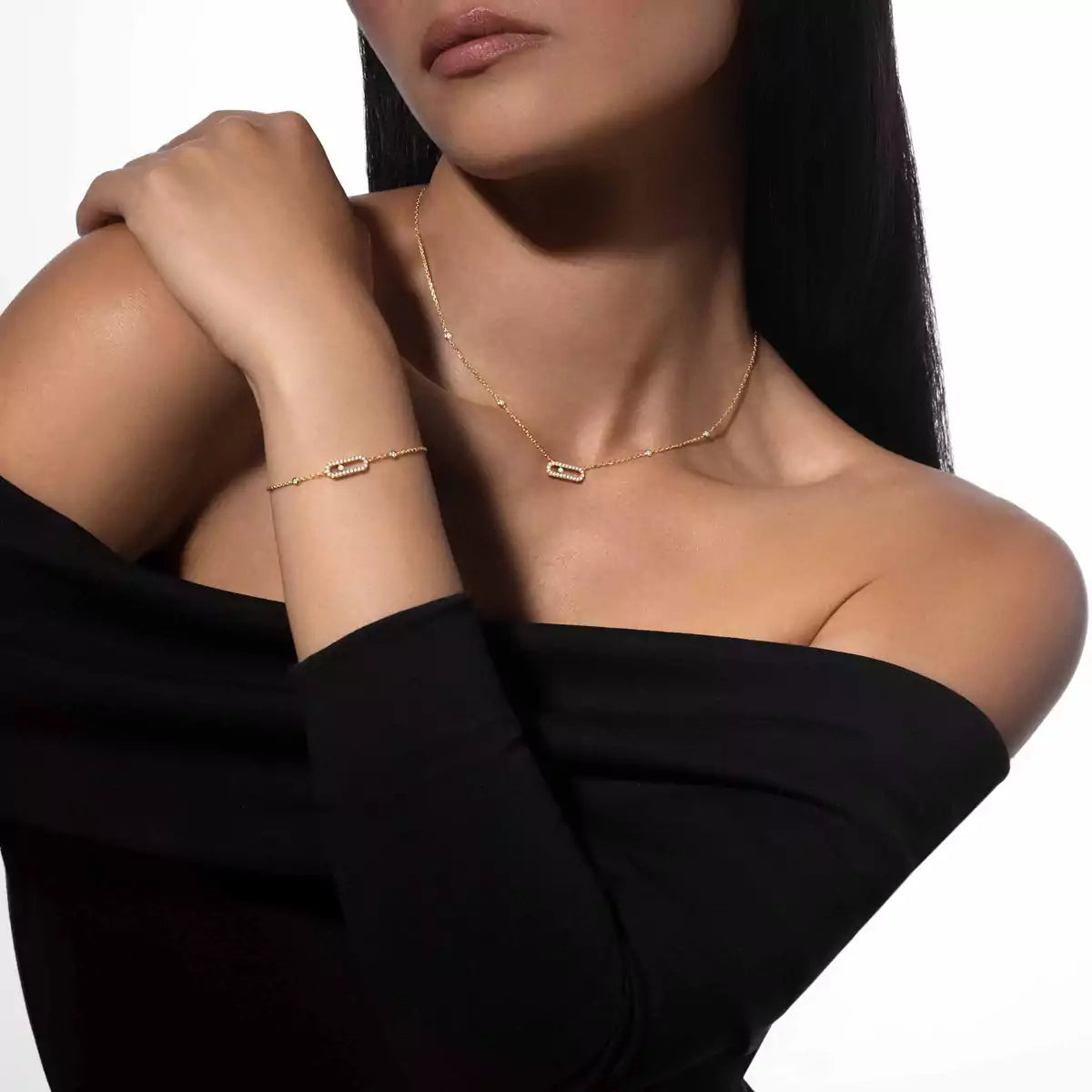 [VA]Move Uno Diamond Bracelet