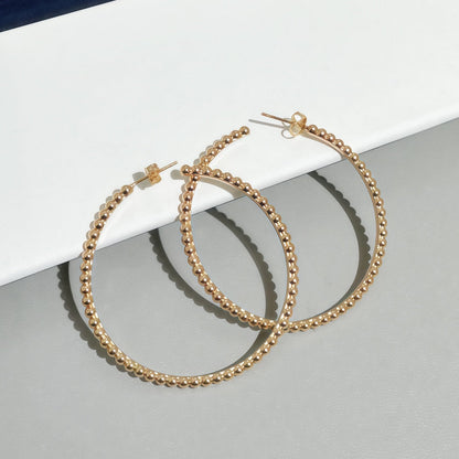 [VA] SMOOTH BEAD STUD EARRINGS