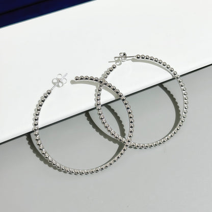 [VA] SMOOTH BEAD STUD EARRINGS