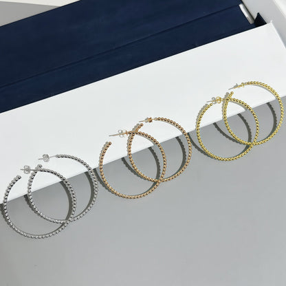[VA] SMOOTH BEAD STUD EARRINGS
