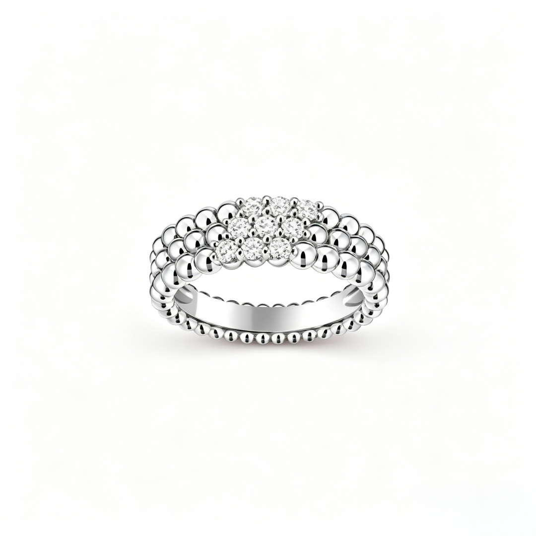 [VA] THREE-ROW DIAMOND RING