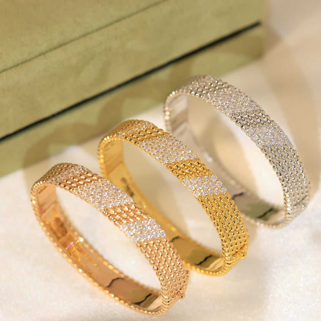 [VA]  FIVE-ROW DIAMOND BRACELET