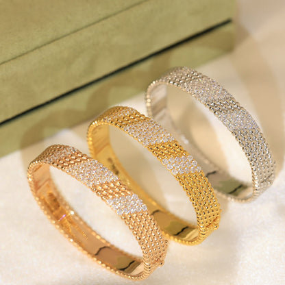 [VA]  FIVE-ROW DIAMOND BRACELET