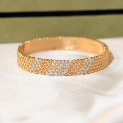 [VA]  FIVE-ROW DIAMOND BRACELET